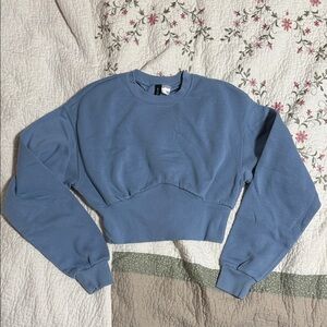 H&M Blue Crop Top